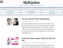 Tablet Screenshot of myrujukan.com